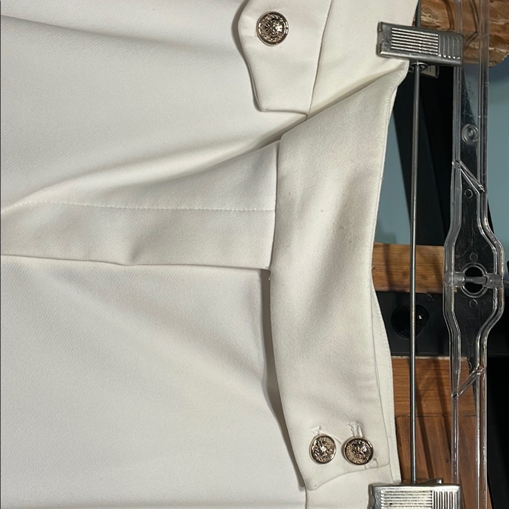 Rachel Zoe White Cropped Pants - Picture 3 of 6